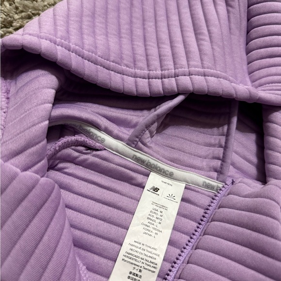 New Balance x Isaac Mizrahi Live! Sport Loft Knit Jacket-Petal-Medium - Picture 6 of 6